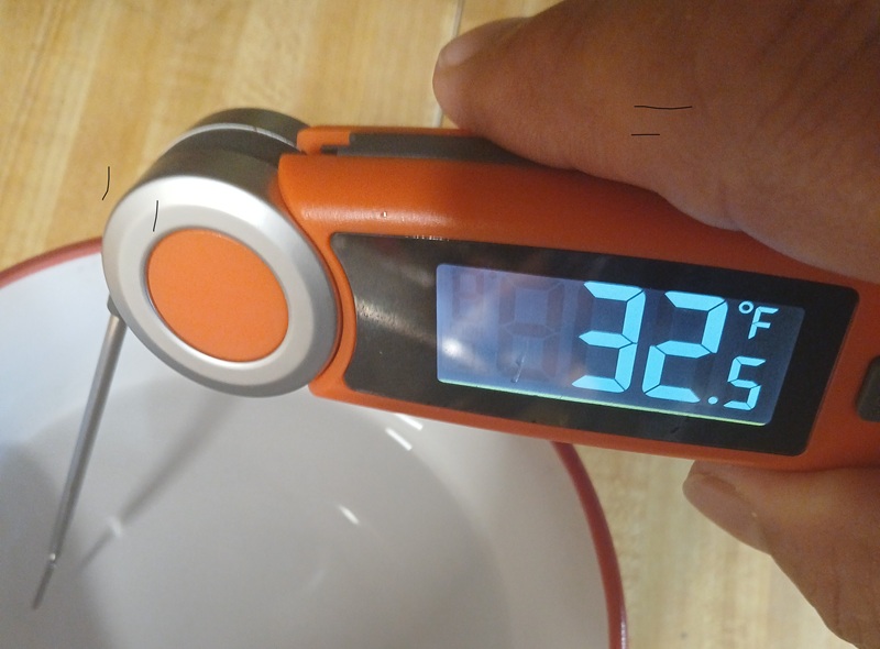 cold water test for x10 thermometer